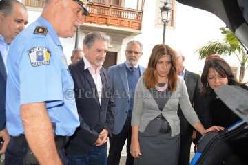 Presentación de los nuevos vehículos de la Policía Local de Telde (Foto TA)